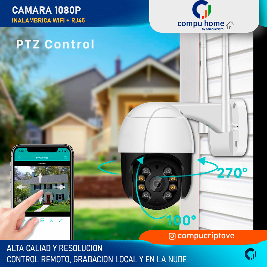 Smart WiFi 1080p PTZ Security Camera