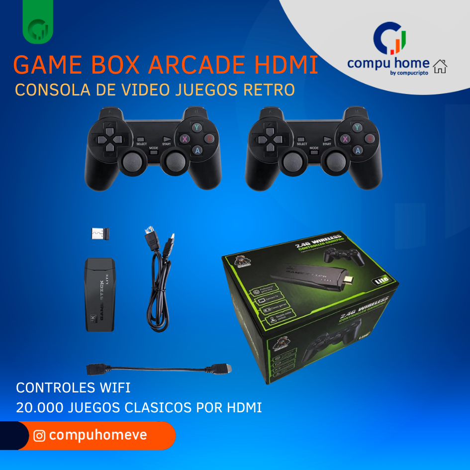 Retro Arcade Game Box Console 20,000 Games