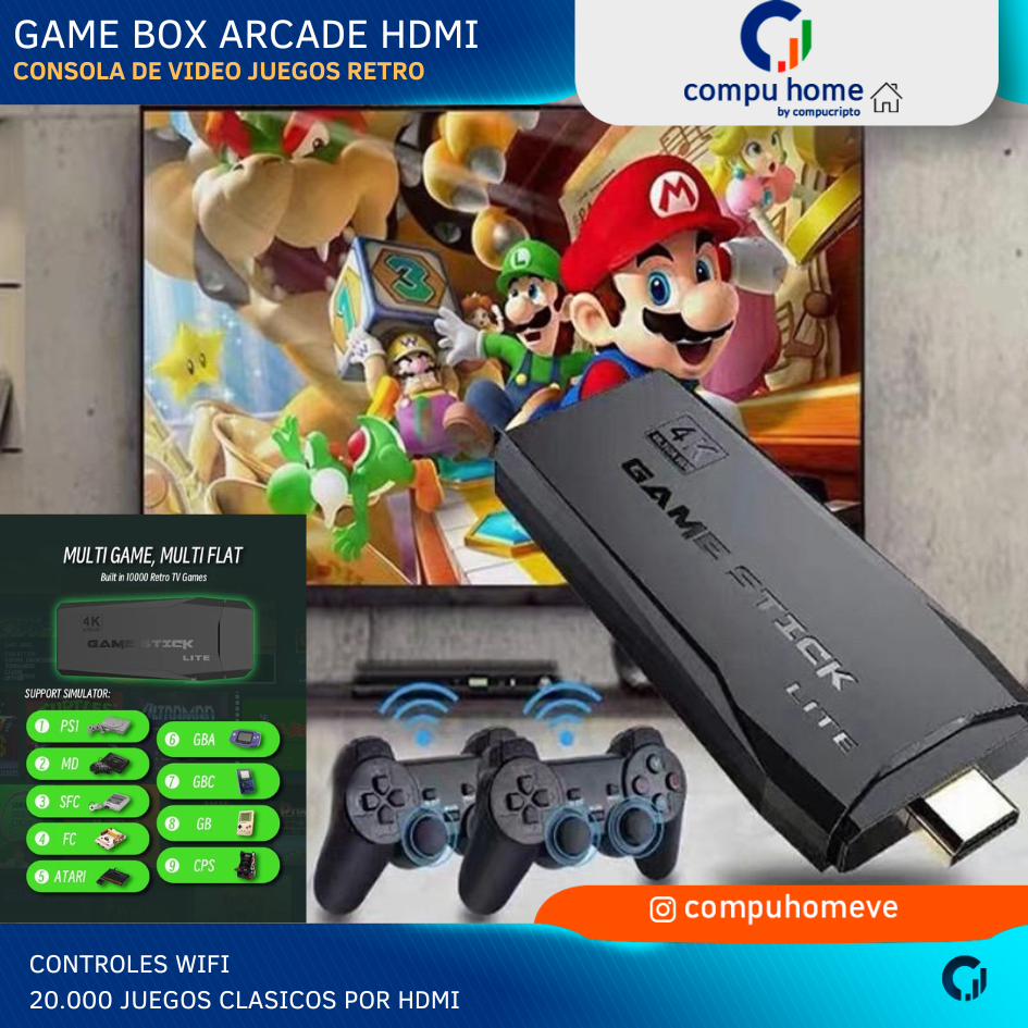 Retro Arcade Game Box Console 20,000 Games