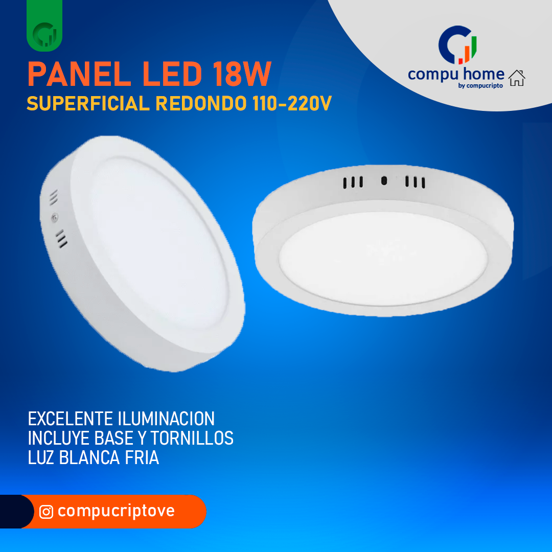 18W Round Surface LED Lamp or Panel