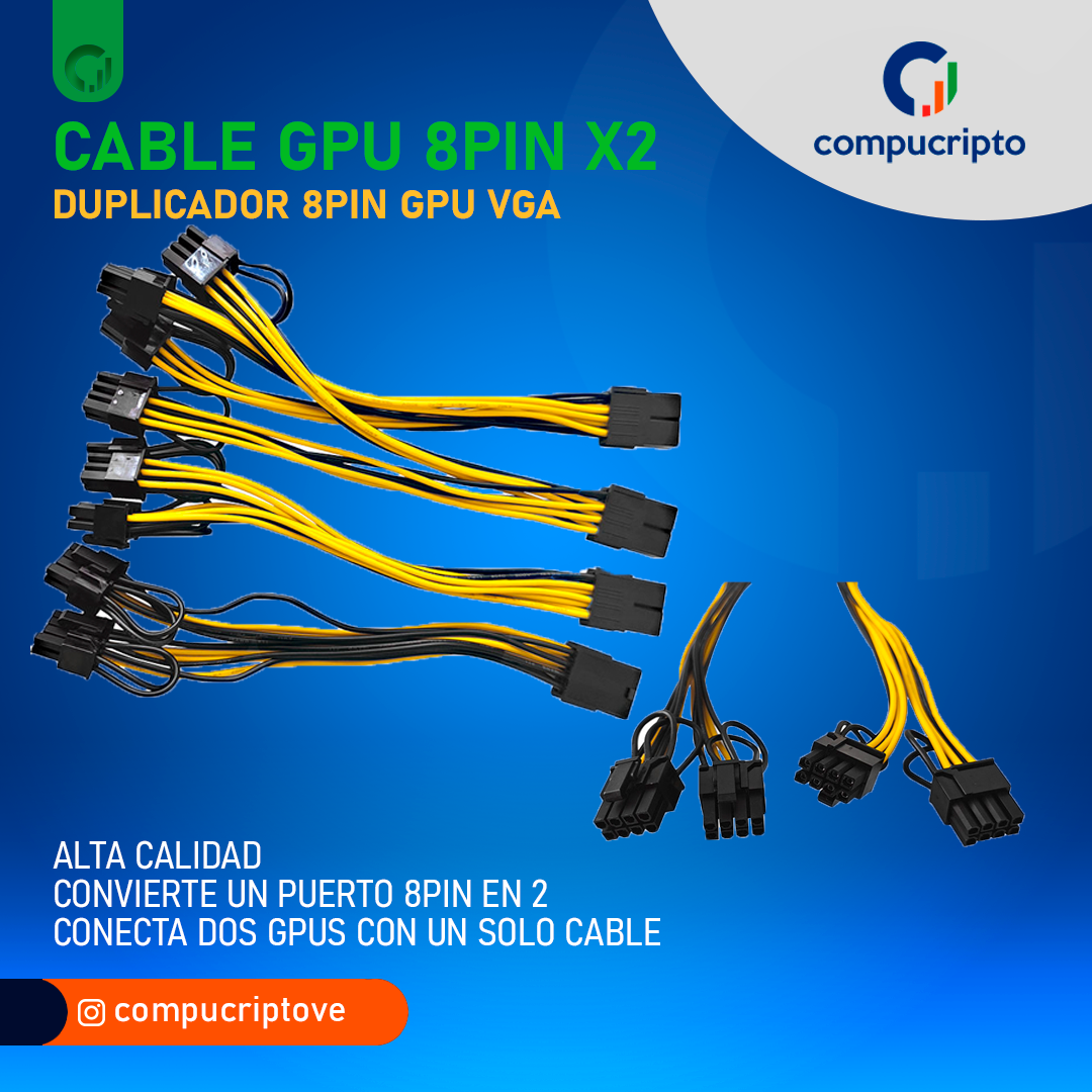 Dual 8 Pin GPU Cable