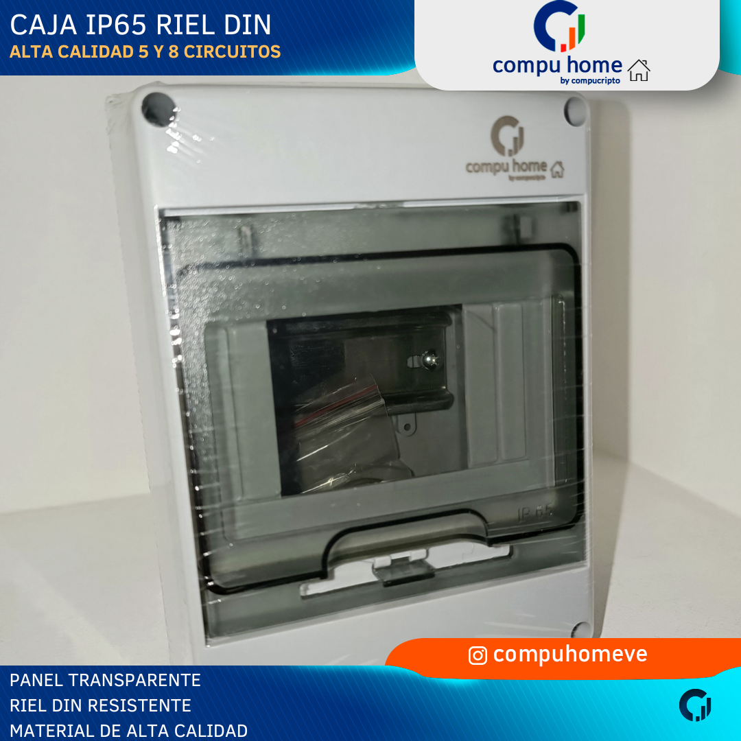 Caja IP65 Tablero Electrico Riel Din 5 Circuitos