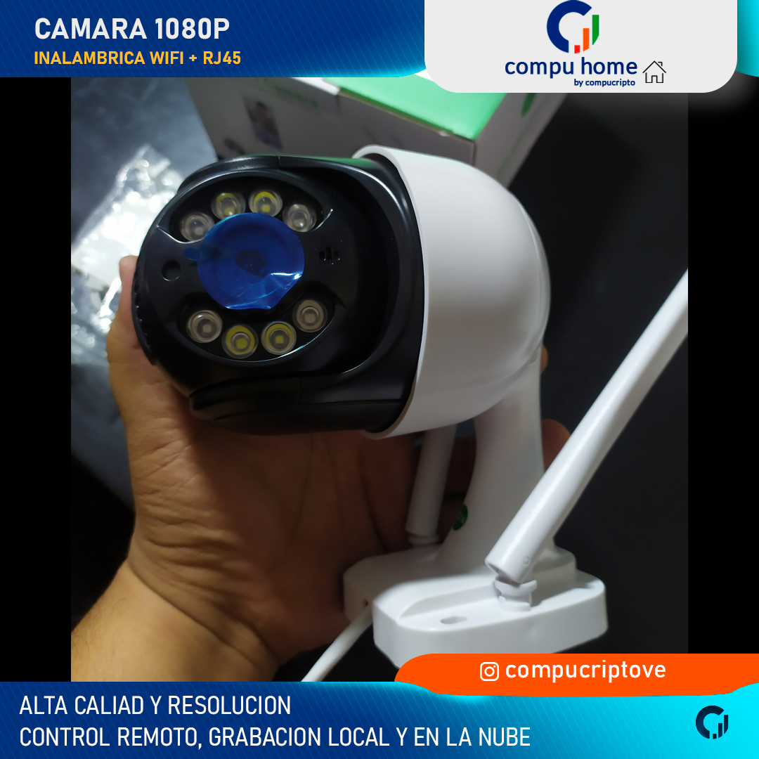 Camara de Seguridad Smart WiFi 1080p PTZ