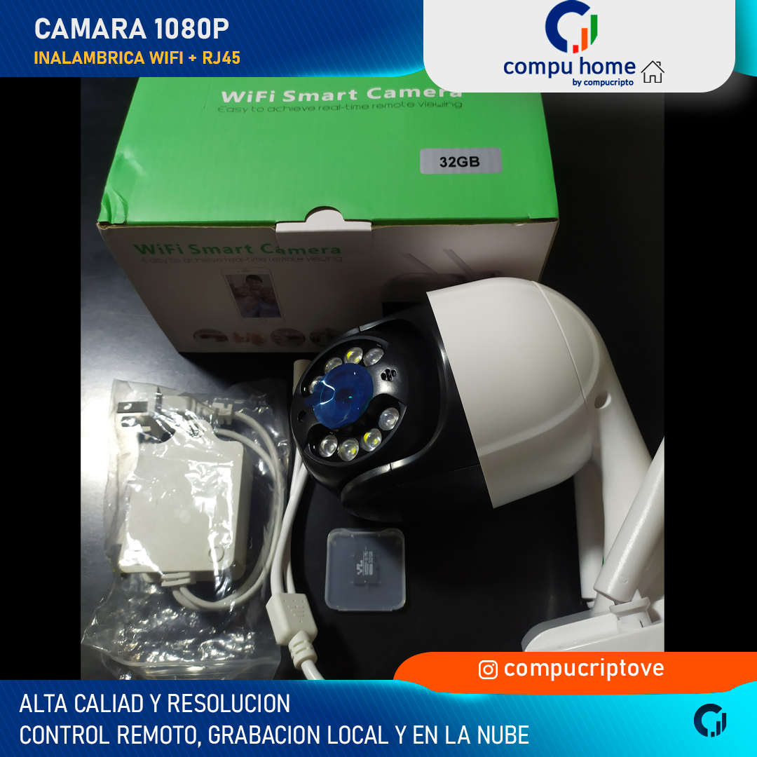 Camara de Seguridad Smart WiFi 1080p PTZ