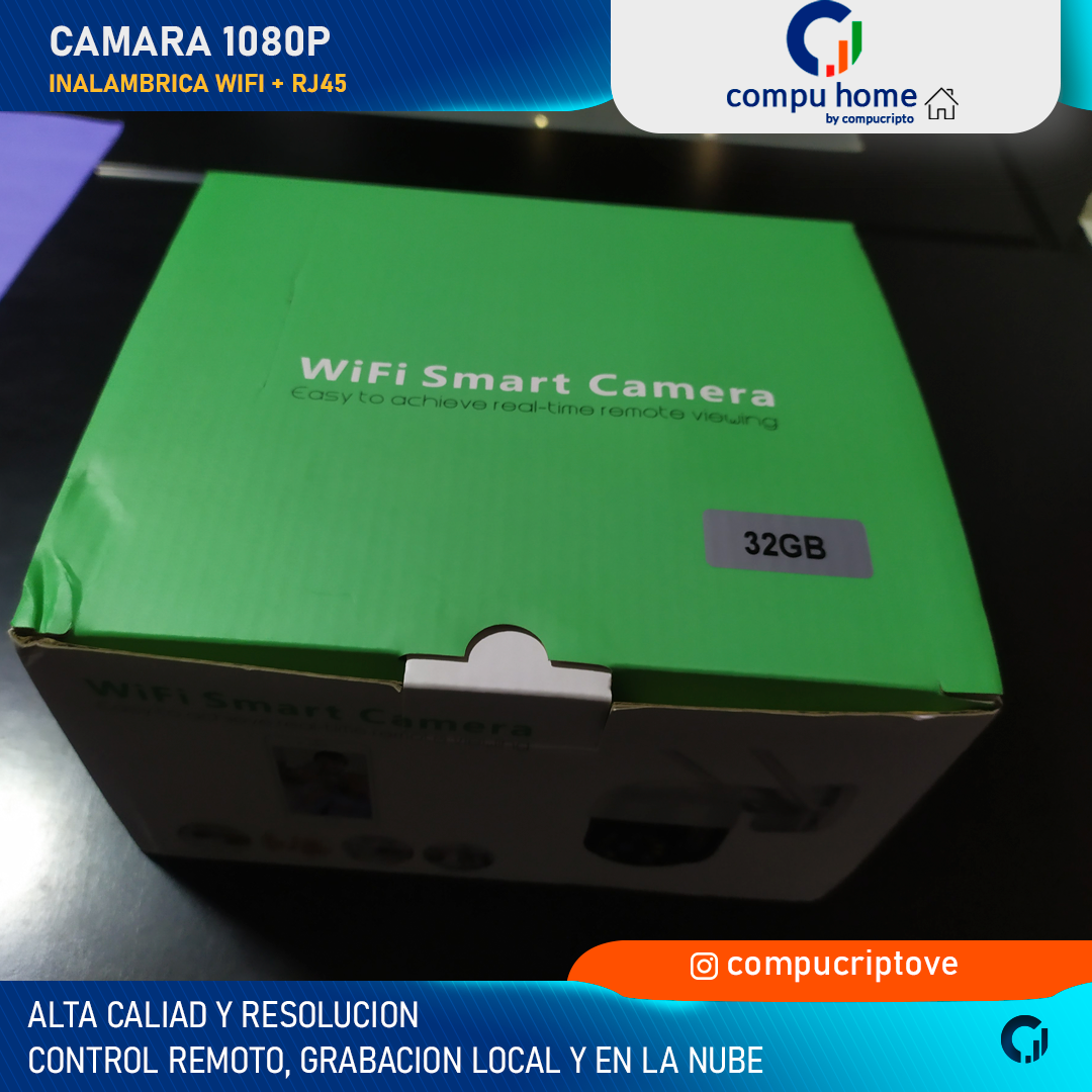 Camara de Seguridad Smart WiFi 1080p PTZ