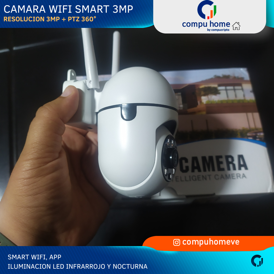 Camara de Seguridad Smart WiFi 3MP PTZ Med