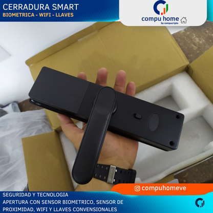 Cerradura Biometrica Smart WiFi