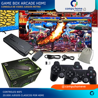 Consola Game Box Arcade Retro 20.000 Juegos