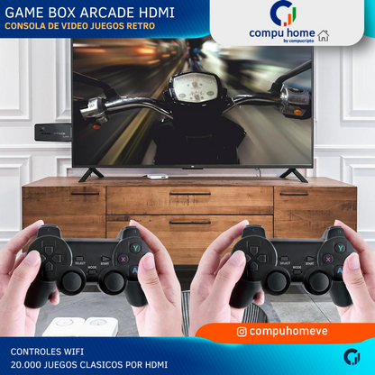 Consola Game Box Arcade Retro 20.000 Juegos