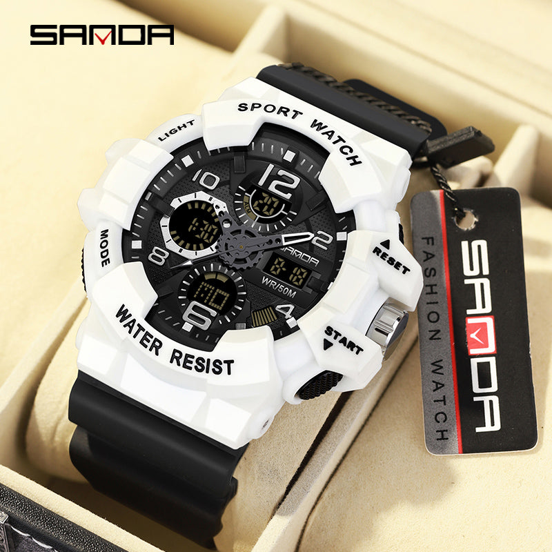 Digital and Analog Sports Watch