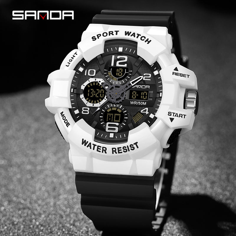 Digital and Analog Sports Watch