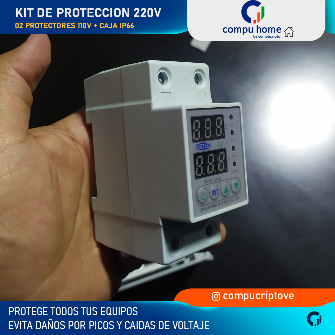 Integral Protector 220v + 110v (63A x 2)