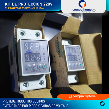 Integral Protector 220v + 110v (63A x 2)