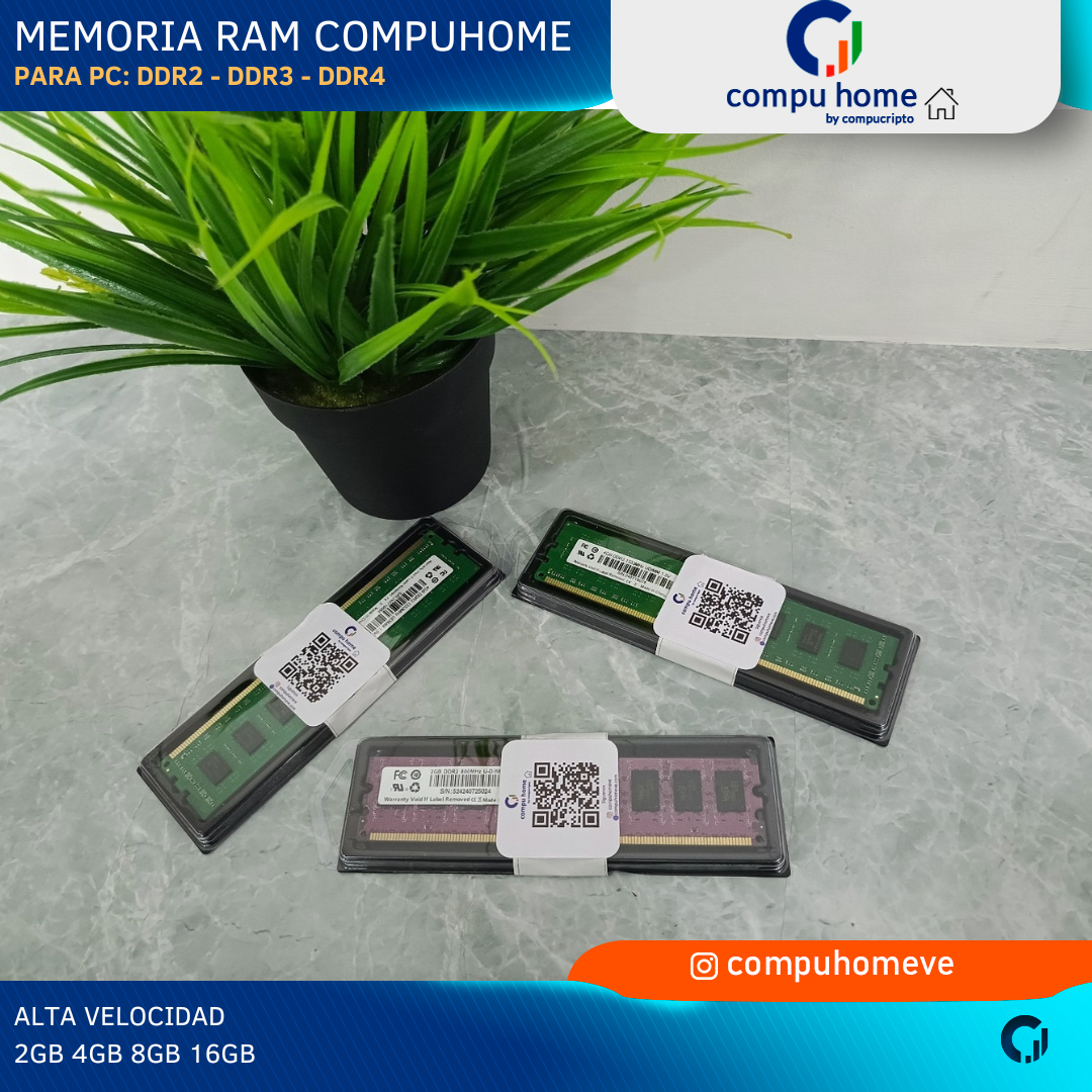 Memoria RAM DDR2 DDR3 DDR4