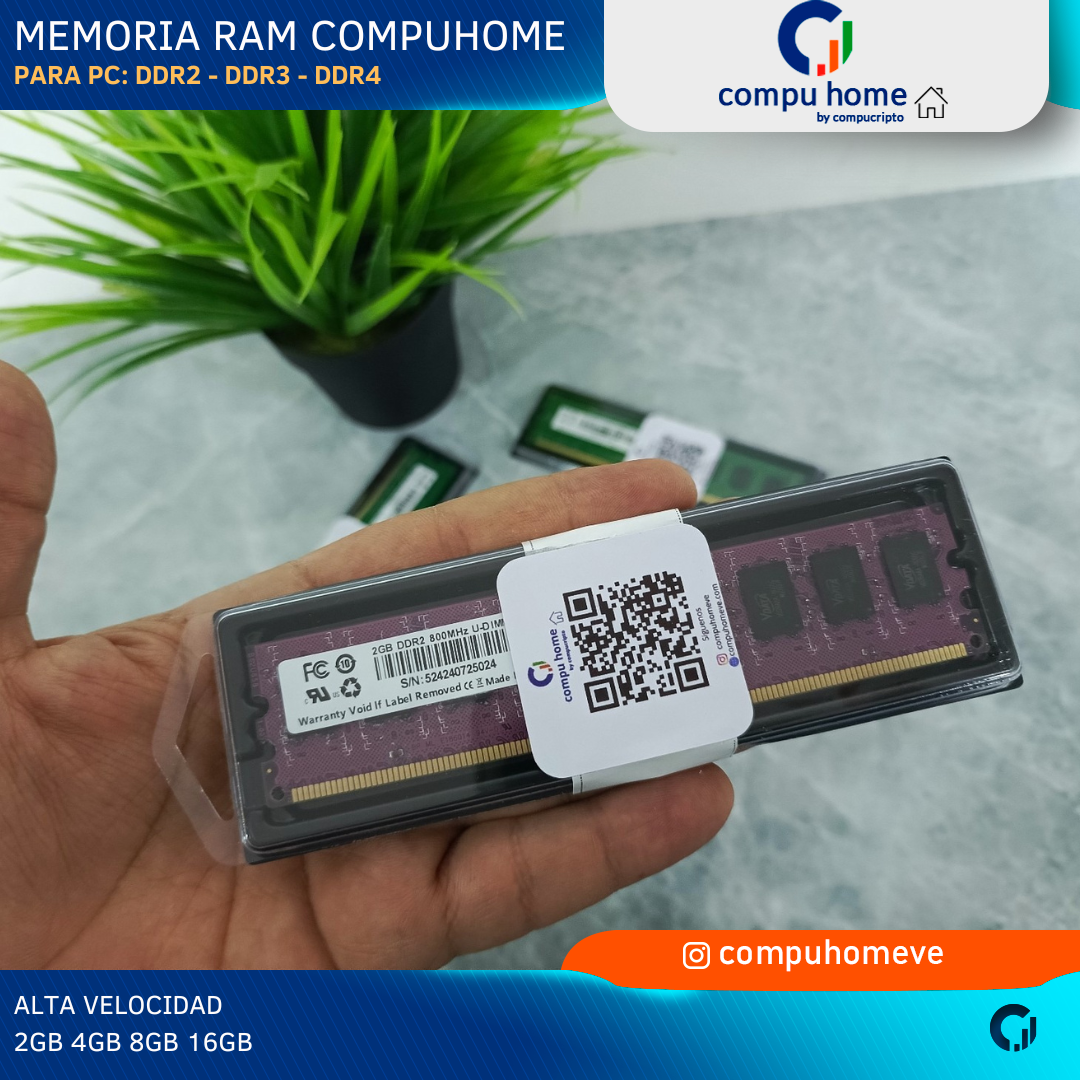 Memoria RAM DDR2 DDR3 DDR4