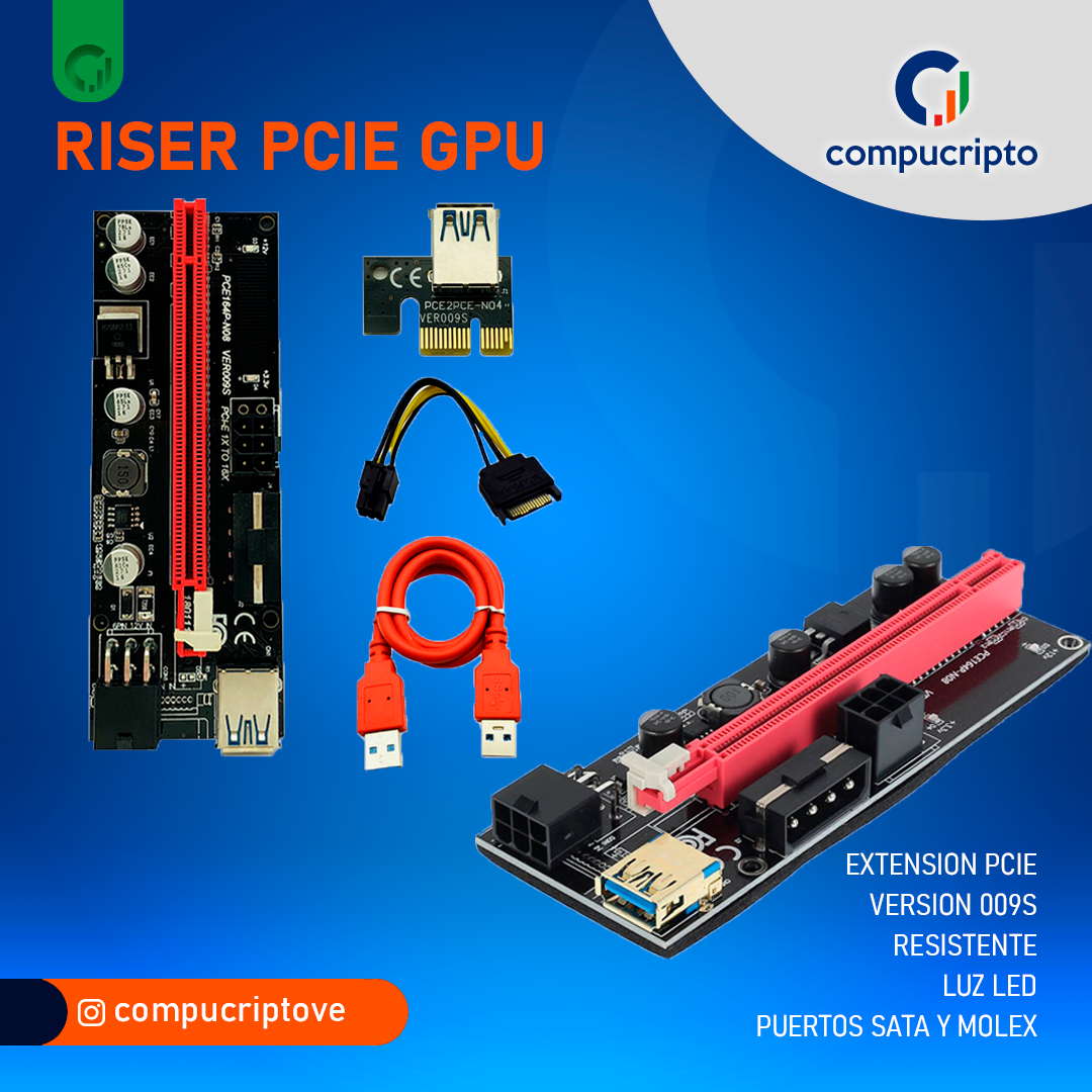 Riser PCIe X1 ver 009s