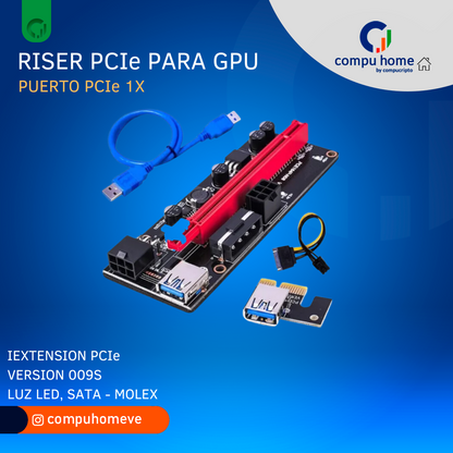 Riser PCIe X1 ver 009s