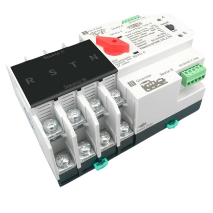 Transfer Switch para Planta Electrica 4 Polos 220V 125A Automatico y Manual