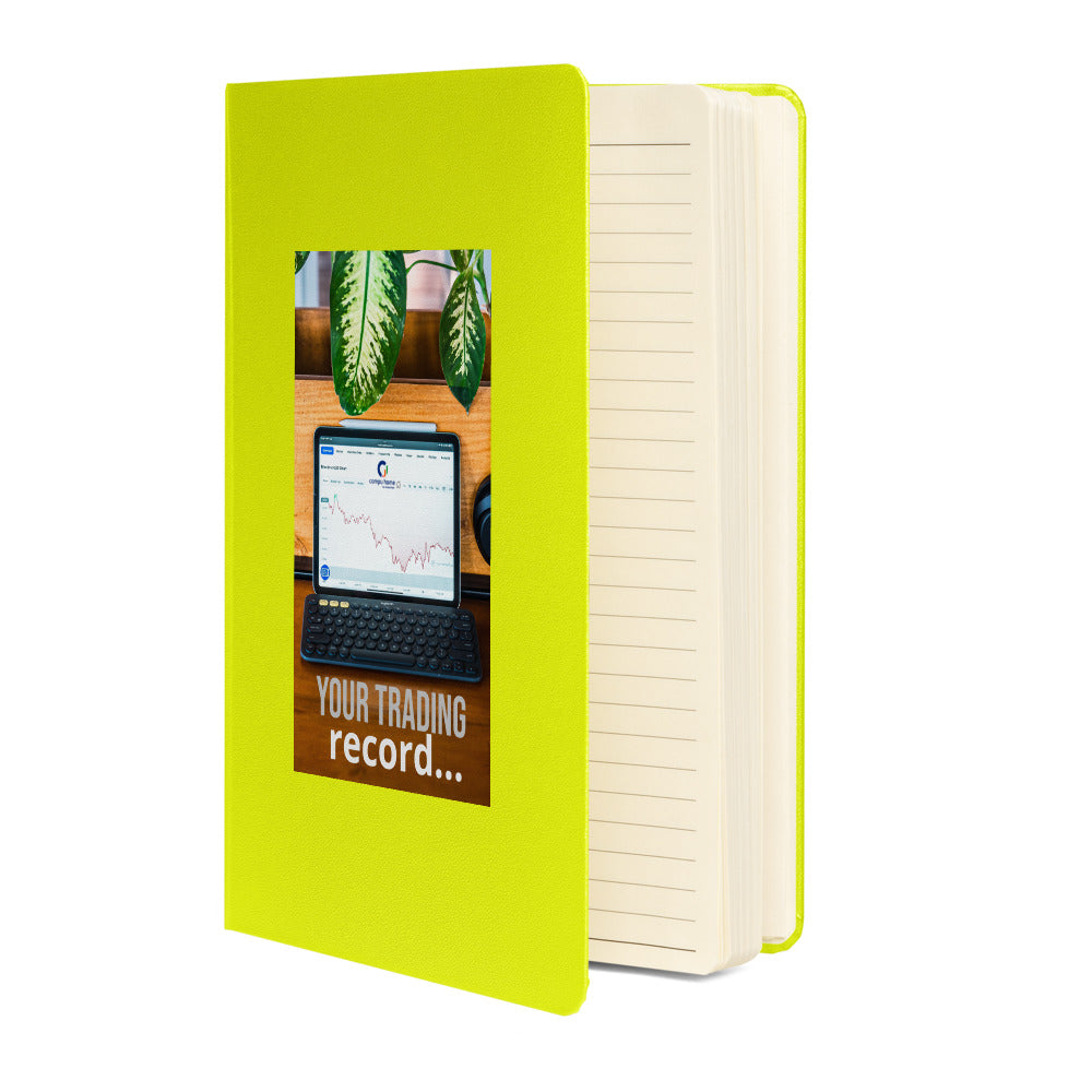 Trading Records Hardcover Notebook