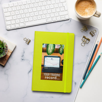 Trading Records Hardcover Notebook