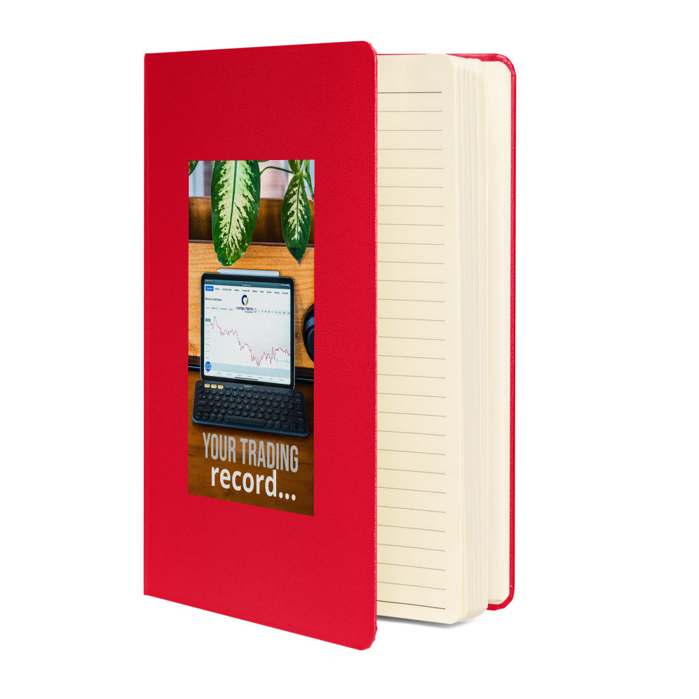 Trading Records Hardcover Notebook