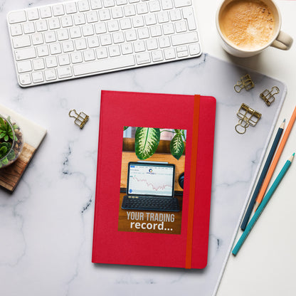 Trading Records Hardcover Notebook