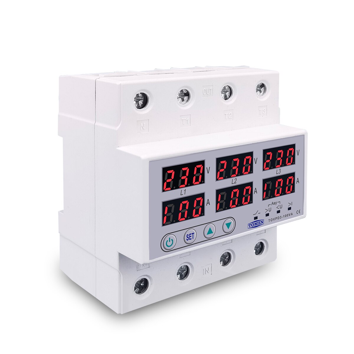 Three-phase Protector 220V 100A (3L + N)