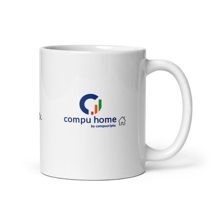 Trading Make you free glossy white mug