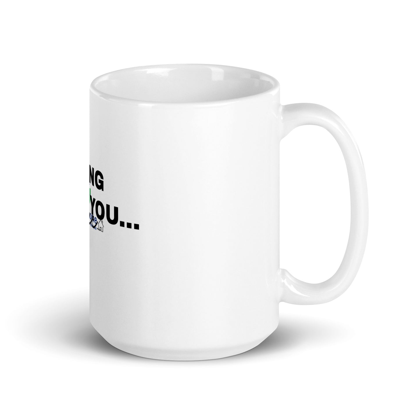 Taza blanca brillante Trading Make you free