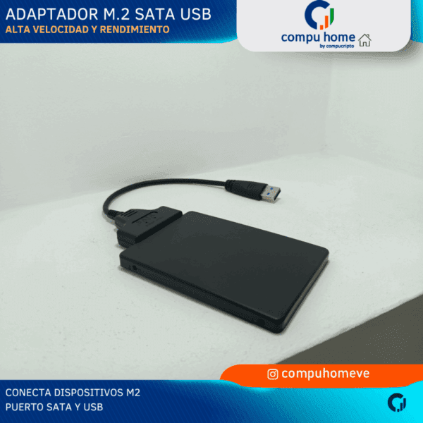 🛠️💾convertidor m.2 a sata/usb: plug & play, respaldo y clonación🚀 ✅