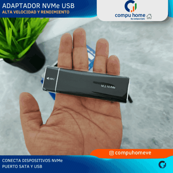 💾⚡adaptador m.2 nvme externo: ligero, compacto, copias de particiones 🚀