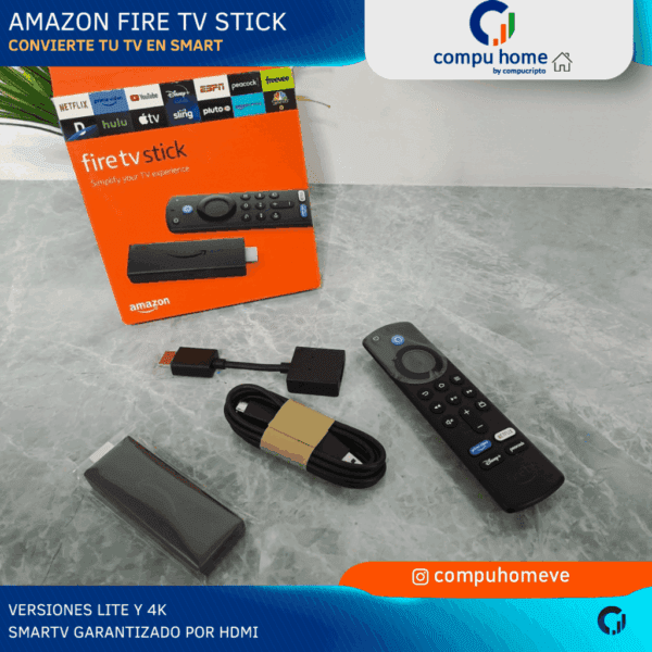 📺🍿fire tv stick full hd: netflix, disney+, original amazon, convierte tu tv en smart ✅
