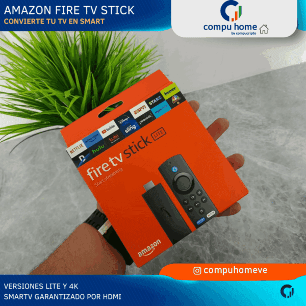 🍿fire tv stick lite: netflix, disney+, original amazon, convierte tu tv en smart ✅