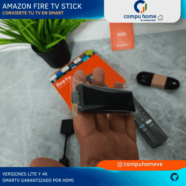 🍿fire tv stick lite: netflix, disney+, original amazon, convierte tu tv en smart ✅
