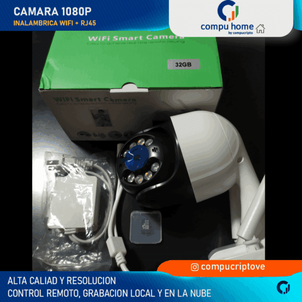 📸🛡️vigilancia 360°: cámara full hd ptz para hogar y negocio 🏡🏢