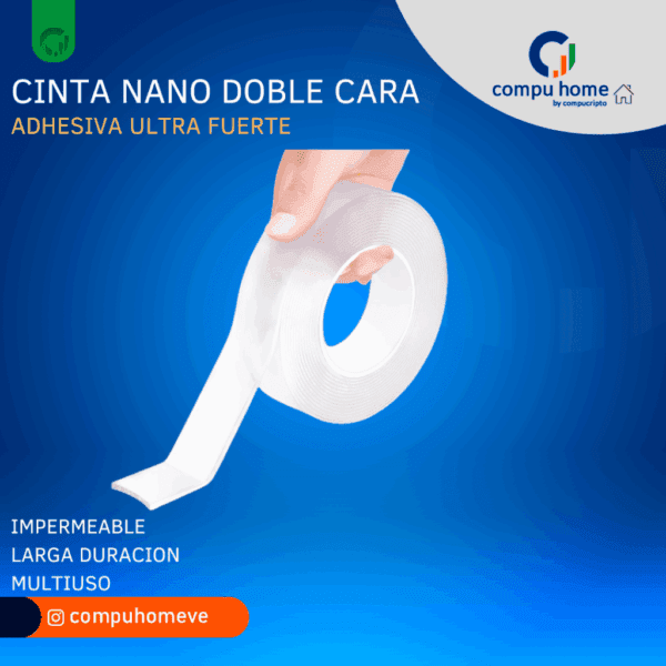 💪💧 cinta adhesiva nano doble cara ultra fuerte: 5m x 20mm, multi uso y resistente al agua 🚀