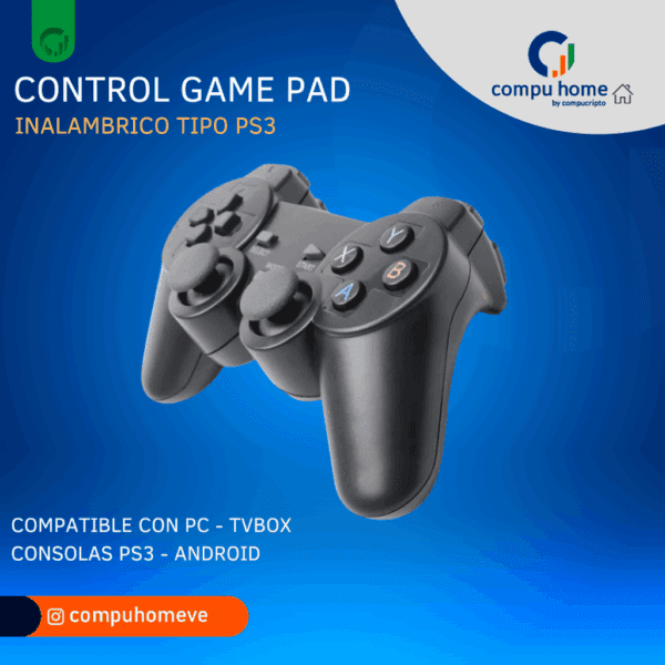 🎮🚀control inalámbrico gamepad pc/android: tipo ps3, plug & play, alta velocidad🕹️ ✅