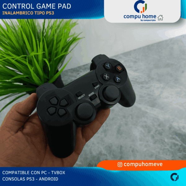 🎮🚀control inalámbrico gamepad pc/android: tipo ps3, plug & play, alta velocidad🕹️ ✅