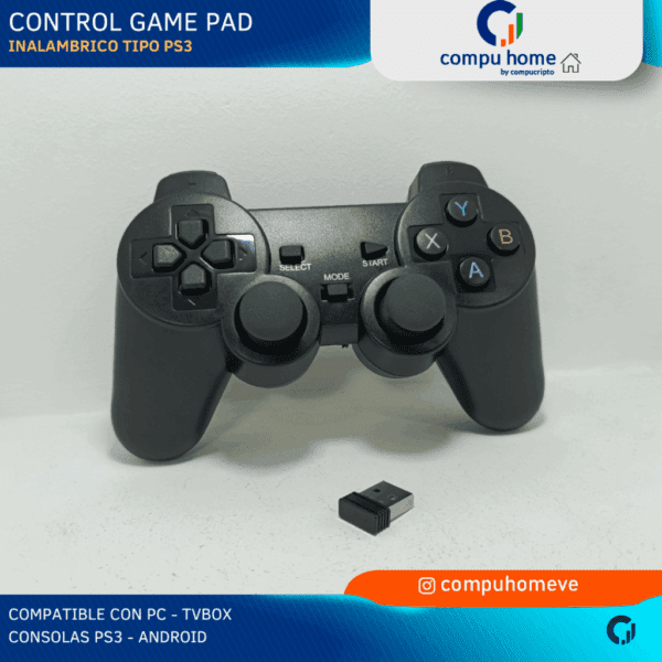 🎮🚀control inalámbrico gamepad pc/android: tipo ps3, plug & play, alta velocidad🕹️ ✅