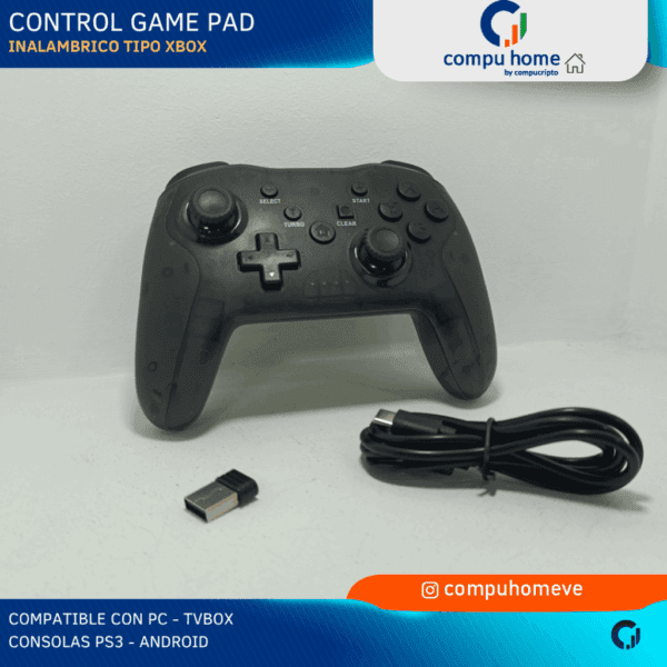 🎮🔋control inalámbrico xbox style: recargable, plug & play, 2.4ghz🚀 ✅