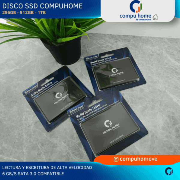 🚀 ssd compuhome 1tb/512gb: carga rápida y 6 gbps para pc/laptop