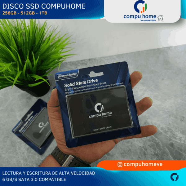 🚀 ssd compuhome 1tb/512gb: carga rápida y 6 gbps para pc/laptop
