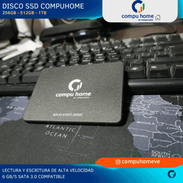 🚀 ssd compuhome 1tb/512gb: carga rápida y 6 gbps para pc/laptop