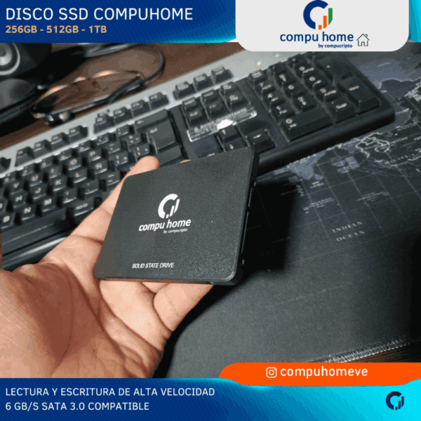 🚀 ssd compuhome 1tb/512gb: carga rápida y 6 gbps para pc/laptop