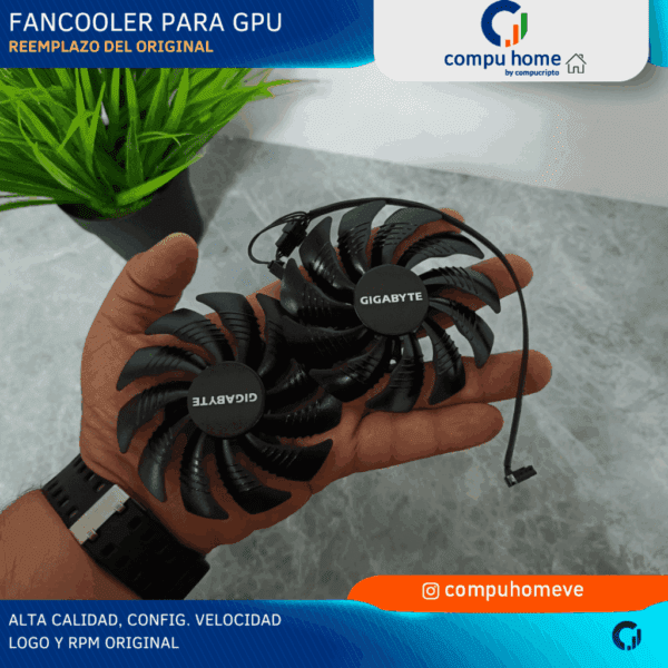 ❄️fan cooler gpu original: dúo/trío, msi, asus, otros. alto desempeño 🚀✅