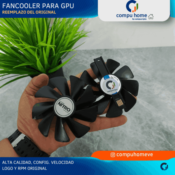 ❄️fan cooler gpu original: dúo/trío, msi, asus, otros. alto desempeño 🚀✅