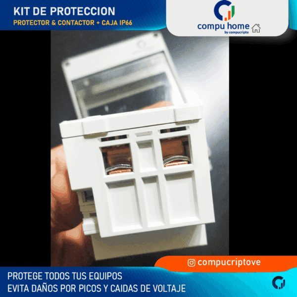 kit protector integral 220v 100a (supervisor + contactor)