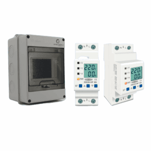 ⚡️🛡️protector integral bifásico 220v (2x110v 80a): doble defensa y 24 meses de garantía 🏡