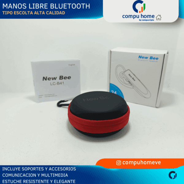 🎧🚨 manos libres bluetooth tipo escolta: comunicación discreta, batería larga duración y seguridad 🛡️