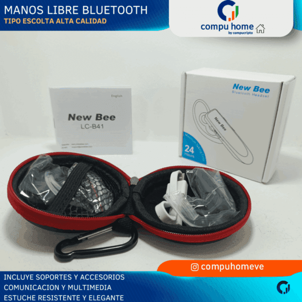 🎧🚨 manos libres bluetooth tipo escolta: comunicación discreta, batería larga duración y seguridad 🛡️